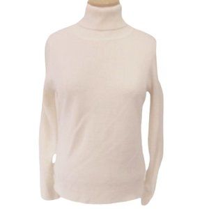 Cashmere Soft White Turtleneck- Sz. Sm